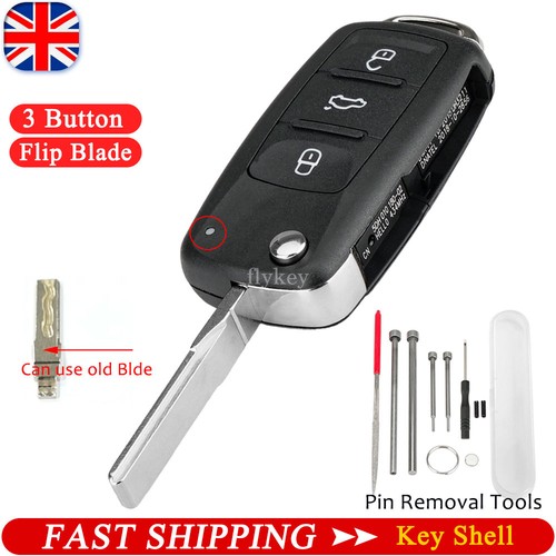 Button replacement flip key - button,