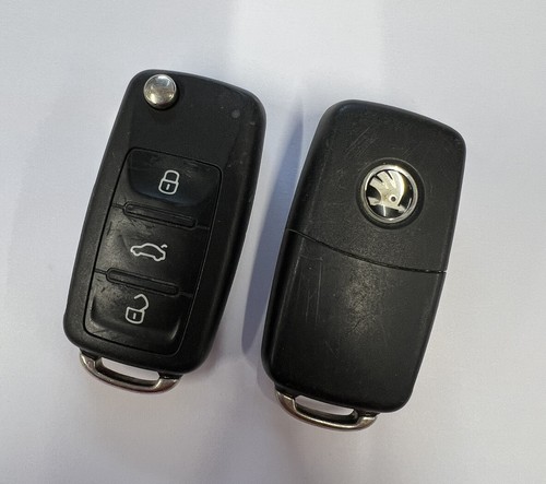 Skoda button remote flip key - remote,