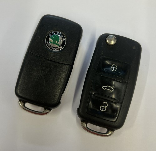 Skoda button remote flip - flip, key