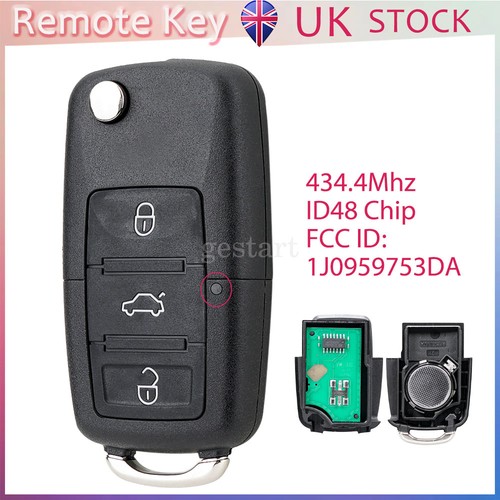 1j0959753da remote key fob - 1j0959753da,