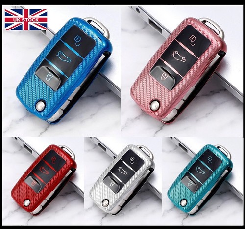 Key fob cover case skoda - key,