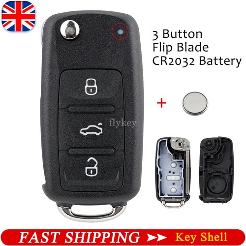Flip car key fob - car, button
