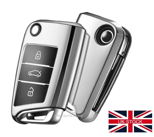 Chrome silver key cover for - chrome,