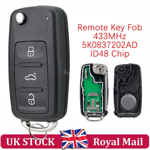 Button remote key fob - remote, 433mhz