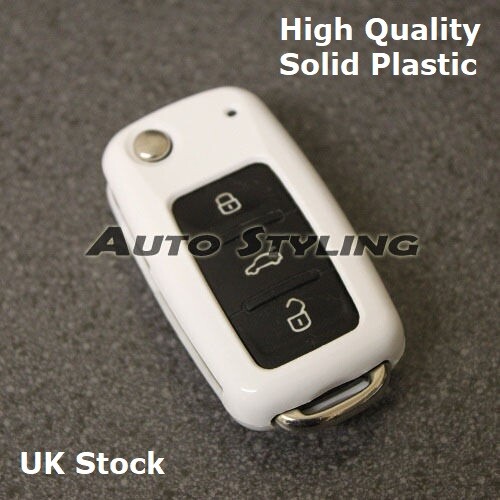 White remote key cover for - key, vw