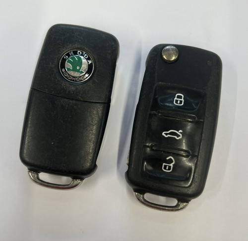 Skoda button remote flip - flip, key