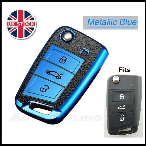 Blue key cover for - for, vw